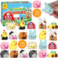 36 PCS Mochi Farm Animals