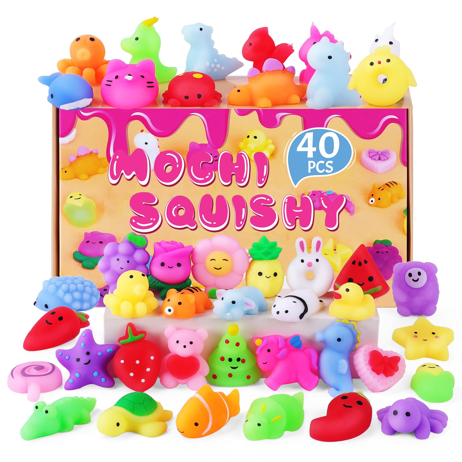 40 PCS Mochi Squishes